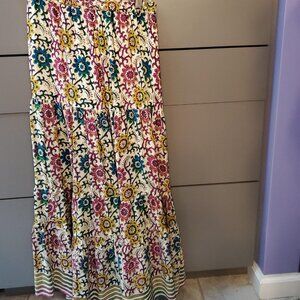 Tolani Silk Maxi Skirt NWT   XSmall